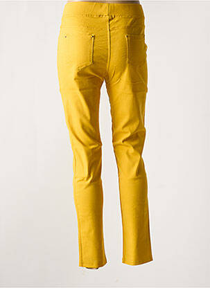 Jegging stretch taille normale jaune CHRISTY femme