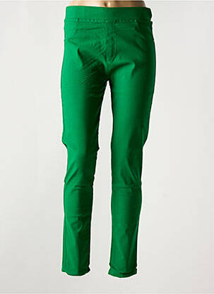 Jegging stretch taille normale vert CHRISTY femme
