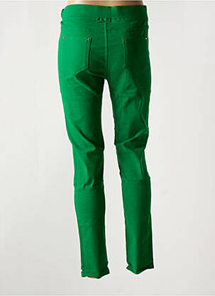 Jegging stretch taille normale vert CHRISTY femme