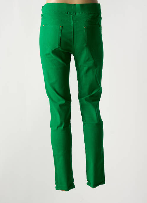 Jegging stretch taille normale vert CHRISTY femme