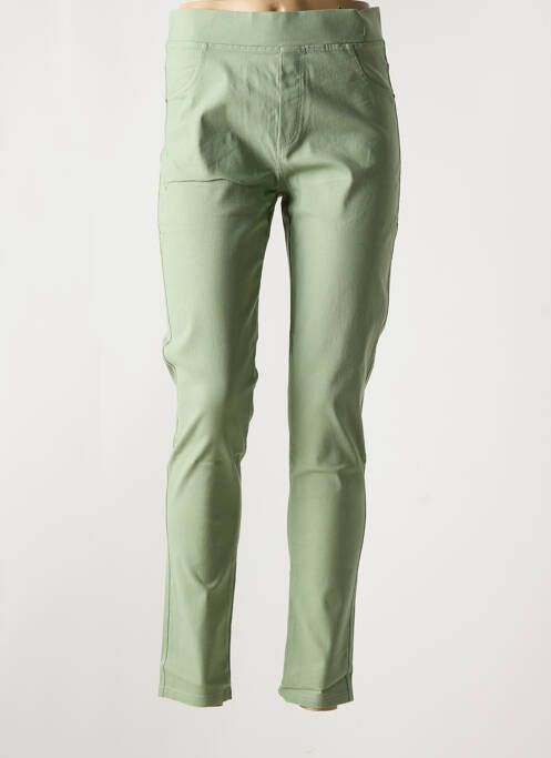 Jegging stretch taille normale vert clair CHRISTY femme