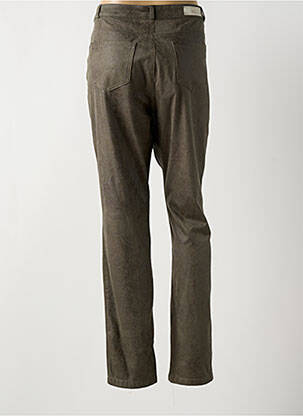 Pantalon slim stretch taille normale vert SIGNE NATURE femme