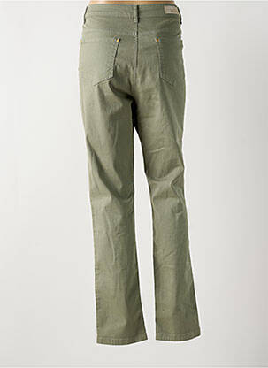 Jeans coupe slim stretch taille normale vert SIGNE NATURE femme