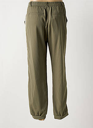 Pantalon 7/8 taille élastique taille normale vert SIGNE NATURE femme