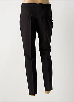 Pantalon 7/8 taille haute taille haute noir SIGNE NATURE femme