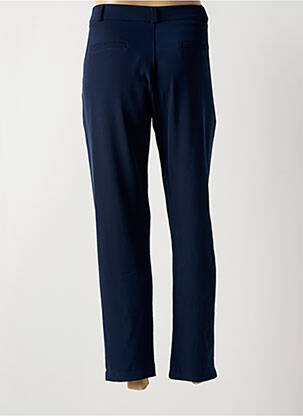 Pantalon 7/8 taille à pinces taille normale bleu SIGNE NATURE femme