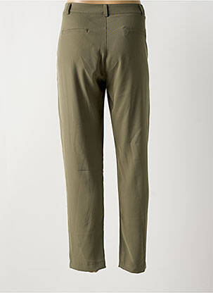 Pantalon 7/8 taille à pinces taille normale vert SIGNE NATURE femme
