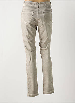 Jeans coupe slim stretch taille normale gris SIGNE NATURE femme