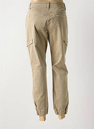 Pantalon cargo tissage popeline taille normale marron RED BUTTON femme