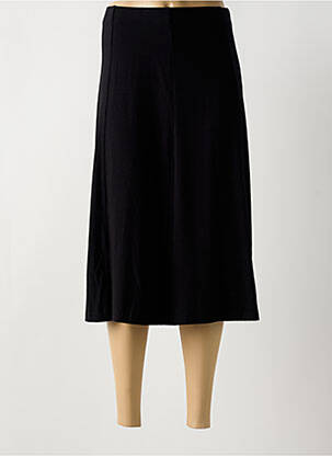 Jupe mi-longue stretch noir BRANDTEX femme