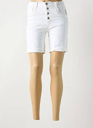 Bermuda taille normale taille normale blanc KAROSTAR femme
