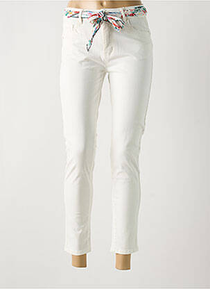 Jeans coupe slim beige ZAC & ZOE pour femme