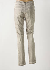 Jeans coupe slim gris SIGNE NATURE pour femme seconde vue