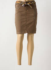 Jupe courte marron ZAC & ZOE pour femme seconde vue