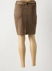 Jupe courte marron ZAC & ZOE pour femme seconde vue