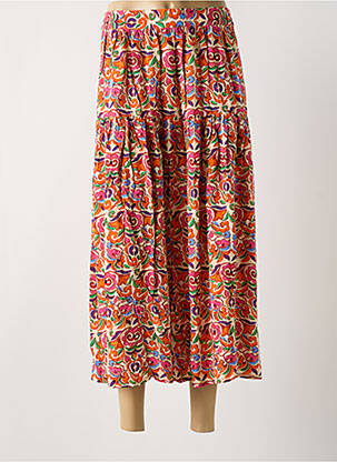 Jupe longue orange JULIE GUERLANDE pour femme