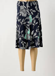 Jupe mi-longue bleu SIGNATURE pour femme seconde vue