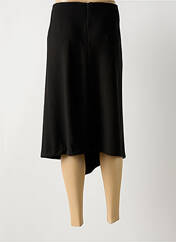 Jupe mi-longue noir MAT. pour femme seconde vue