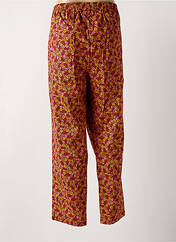 Pantalon droit orange LA FIANCÉE pour femme seconde vue