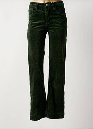 Pantalon flare vert KAROSTAR pour femme