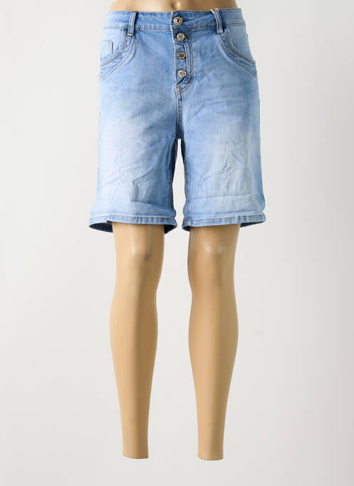 Bermuda bleu KAROSTAR pour femme