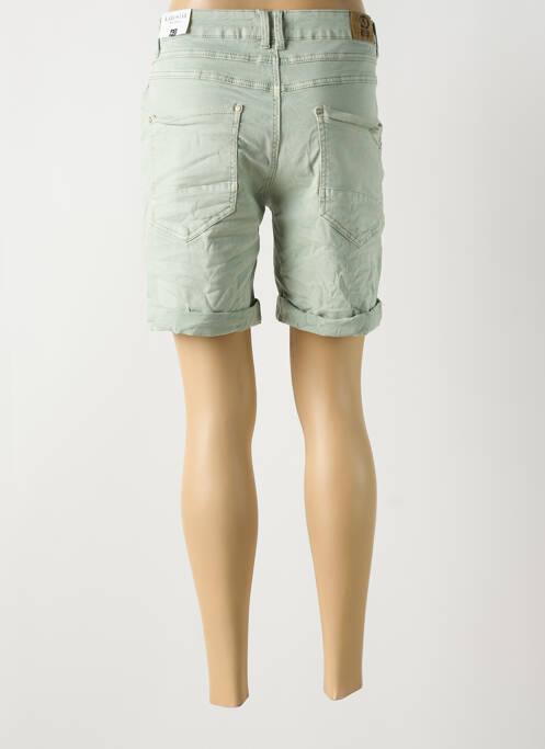 Bermuda vert KAROSTAR pour femme