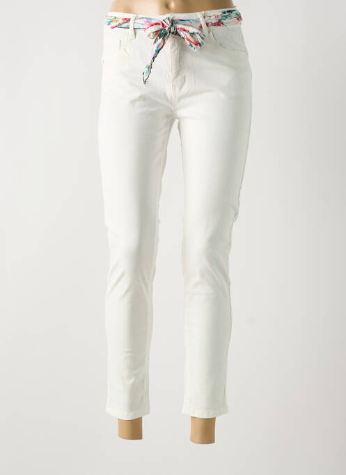 Jeans coupe slim beige ZAC & ZOE pour femme