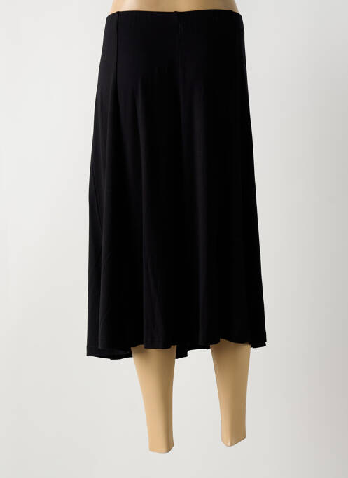 Jupe mi-longue noir BRANDTEX pour femme