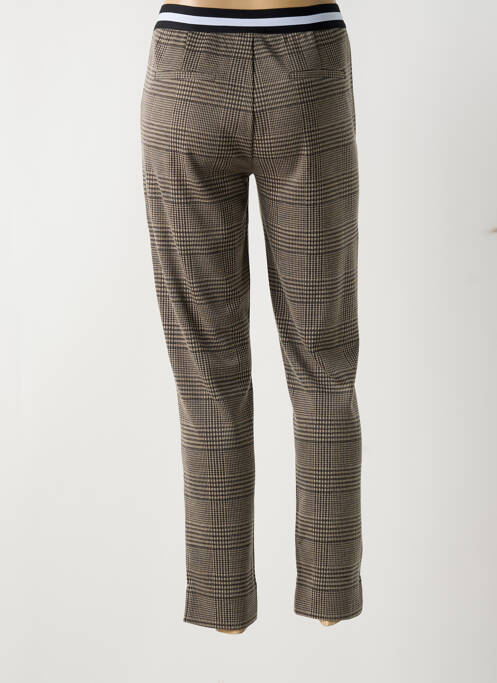Pantalon 7/8 marron YEST pour femme