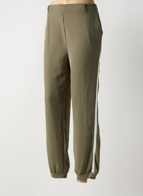 Pantalon 7/8 vert SIGNE NATURE pour femme