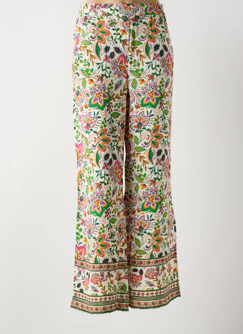 Pantalon droit beige JULIE GUERLANDE pour femme