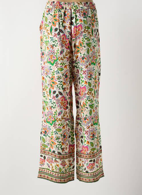 Pantalon droit beige JULIE GUERLANDE pour femme