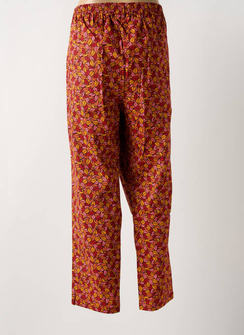 Pantalon droit orange LA FIANCÉE pour femme