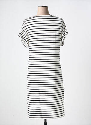 Robe mi-longue manches courtes manches courtes noir ANANKE femme