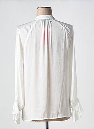 Blouse manches longues manches longues beige NATHALIE CHAIZE femme