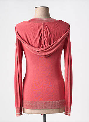 Pull col v manches longues rose EVA KAYAN femme