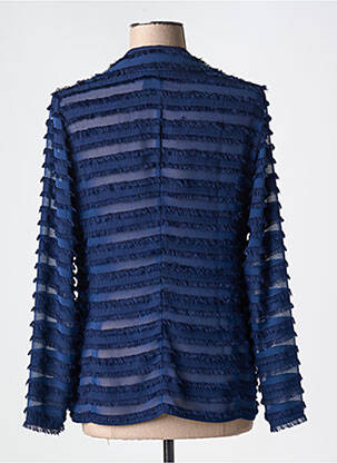 Blazer poches bleu NATHALIE CHAIZE femme