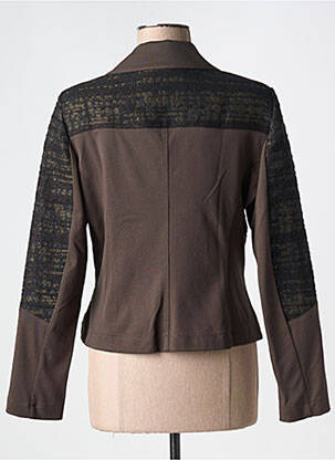 Veste casual epaulette vert EVA KAYAN femme