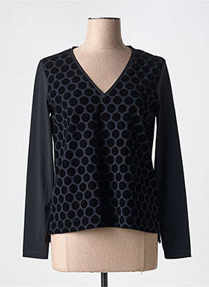 Top stretch manches longues noir INDIES femme