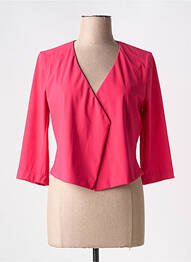 Veste casual coupe cintrée rose INDIES femme
