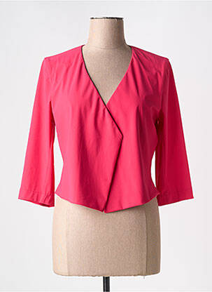 Veste casual coupe cintrée rose INDIES femme