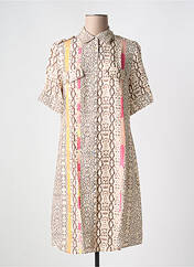 Robe mi-longue beige FUEGO WOMAN pour femme seconde vue