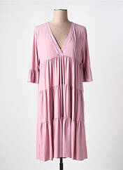 Robe mi-longue rose INDIES pour femme seconde vue