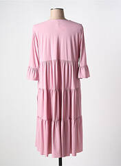 Robe mi-longue rose INDIES pour femme seconde vue