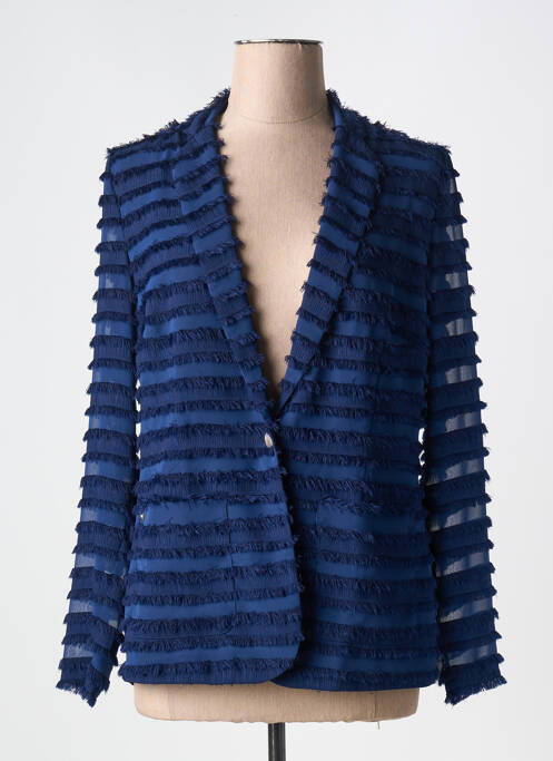 Blazer bleu NATHALIE CHAIZE pour femme
