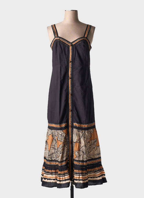 Robe longue noir FUEGO WOMAN pour femme