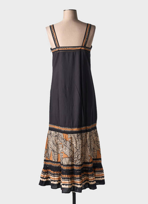 Robe longue noir FUEGO WOMAN pour femme