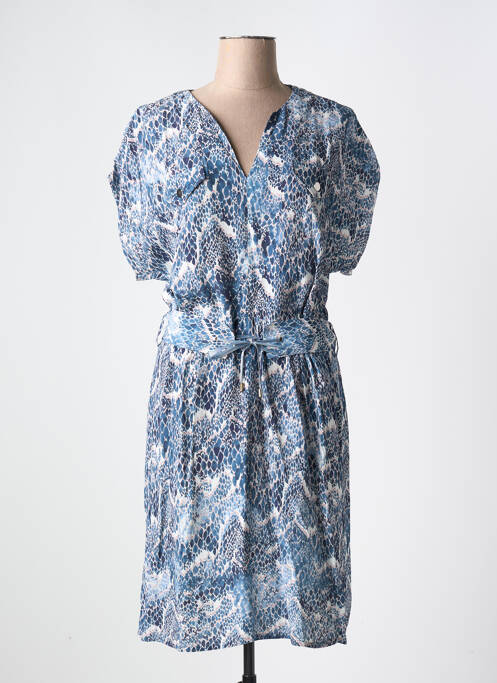 Robe mi-longue bleu EVA KAYAN pour femme