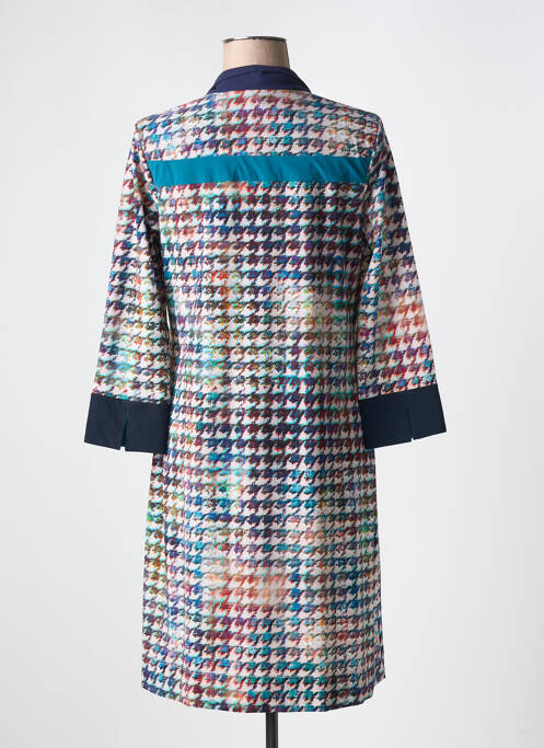 Robe mi-longue bleu INDIES pour femme