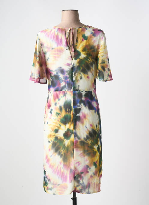 Robe mi-longue jaune NATHALIE CHAIZE pour femme